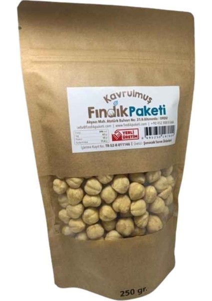 Fındık Paketi Kavrulmuş Iç Fındık 250 gr