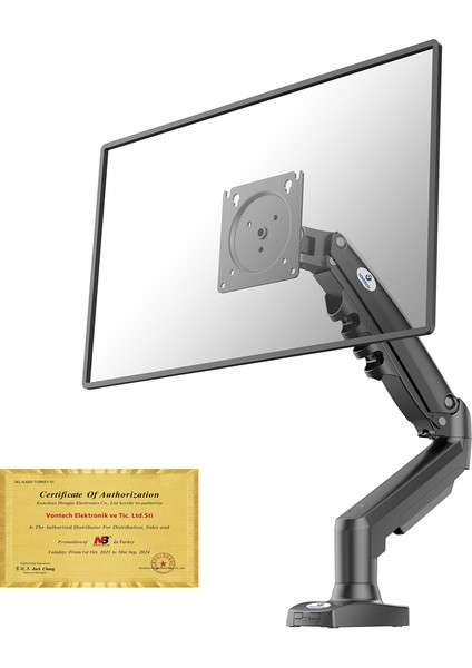 Nb F80 MNT01 17-30" Alüminyum Gaz Amortisörlü LCD LED  Monitör Yükseltici NBF80