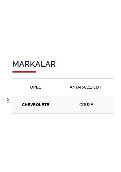 Chevrolet Cruze (Isıtma) Bujisi 4'lü Takım