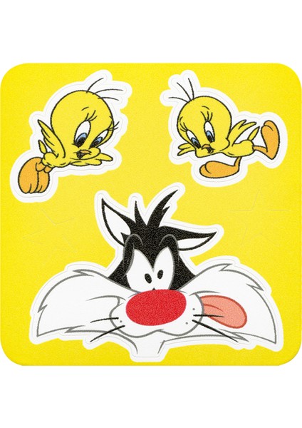Tweety Ve Sylvester Özel Kesim Sticker Seti
