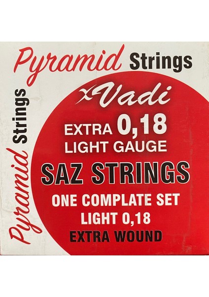 Müzik Vadi 0 18 Kısa Sap Piramid Tel Seti Şenses Tezene Hediyeli