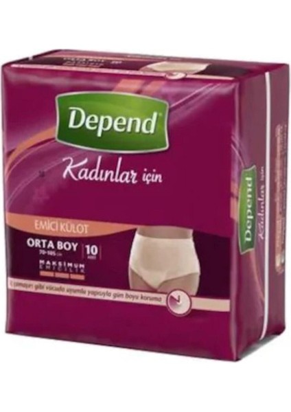 Kadın Emici Külot Hasta Bezi Orta Boy 36-42 Beden 60 Adet modelleri
