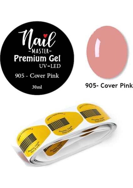 Protez Tırnak Jel (Builder Gel) 30ML 905 + 50LI Şablon