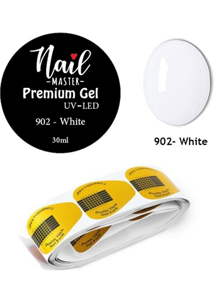Protez Tırnak Jel (Builder Gel) 30ML 902 + 50LI Şablon