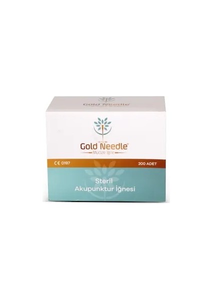 Gold Needle Akupunktur Iğnesikuru Iğne,acupuncture Needle 0.25*25MM