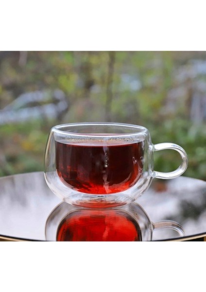 Yeni Tasarım Çift Cidarlı Bardak 200 ml
