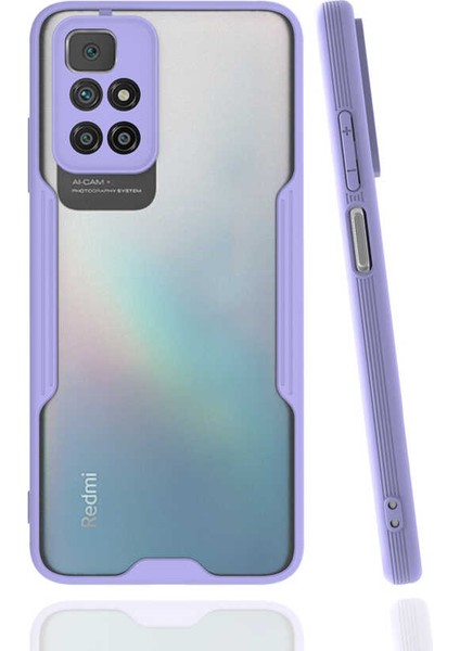 Xiaomi Redmi Note 11 4g Kılıf Kamera Korumalı Colorful Kapak - Lila