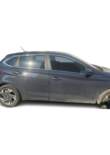 Hyundai i20 2020 - 2021 Cam Çıtası Çerçevesi Full Set Krom