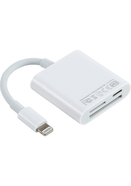 3 In 1 Iphone Lightning To Sd-Tf Çevirici Adaptör