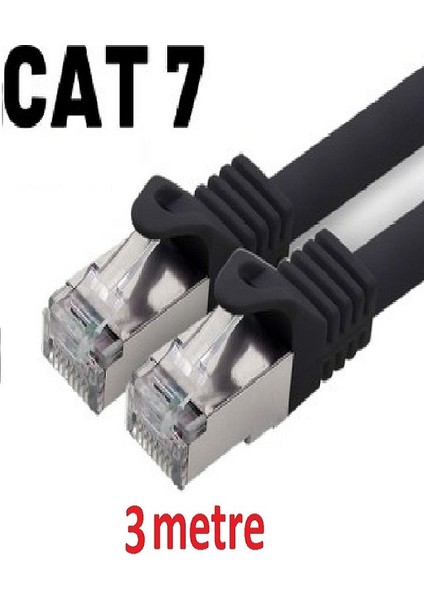 Cat7 Kablo Ethernet Network Lan Ağ Kablosu 3 Metre