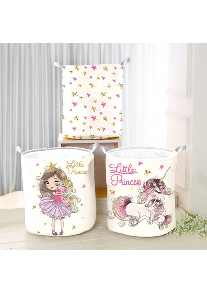 Çocuk Odası Dijital Baskılı Çok Amaçlı 3'lü Sepet Model 0009