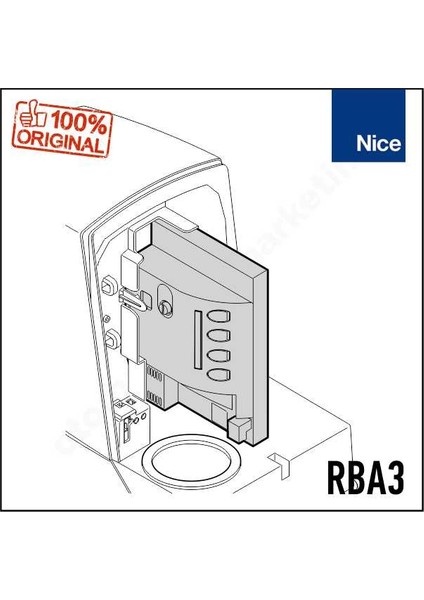 Rba3 Yedek Kontrol Ünitesi (Robus 400/600/1000 - RUN1500 Uyu