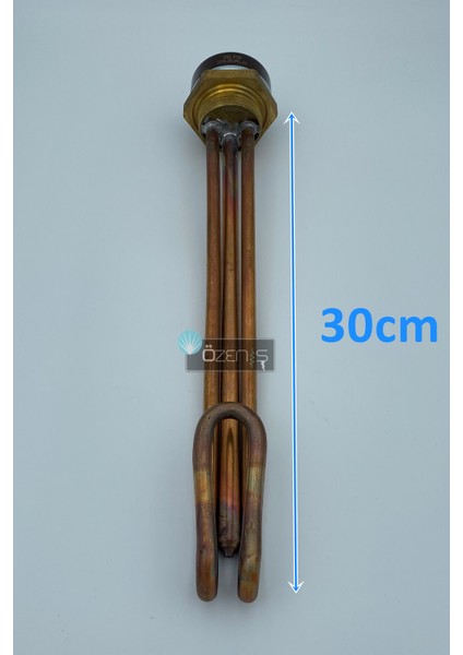 1/4" Kıvrık Çay Kazanı Rezistansı 2000WATT Termostatlı