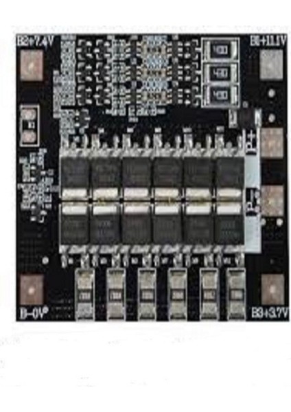 Sanec 3s 50A 3.7V 18650 Lityum Pil Pcb Bms Korumalı Şarj Devresi