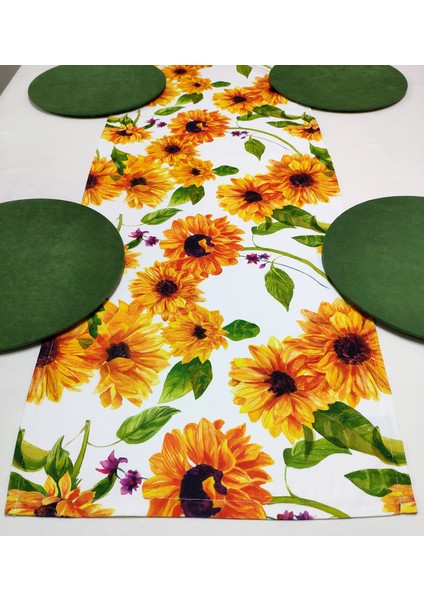 Ayçiçeği Desenli Runner Supla Set fiyatları