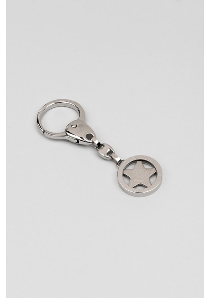 Zodyak Ikizler Burcu Çelik Anahtarlık