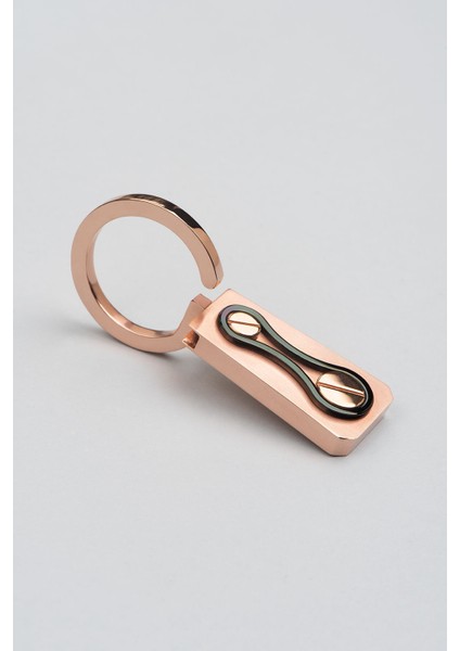 Dikdörtgen Kesim Vida Model Rose Kaplama Çelik Anahtarlık fiyatları