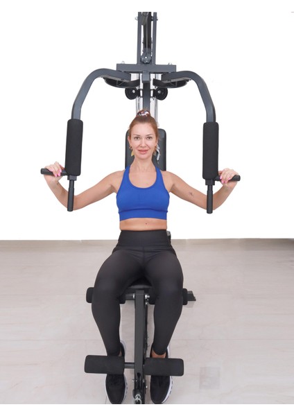 Yüksek Bel Siyah Desenli Toplayıcı Spor Tayt - GLINT.2478 fırsatları