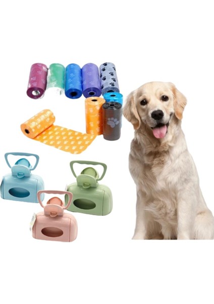 Köpek Dışkı Toplama Aparatı ve 3lü Dışkı Poşeti