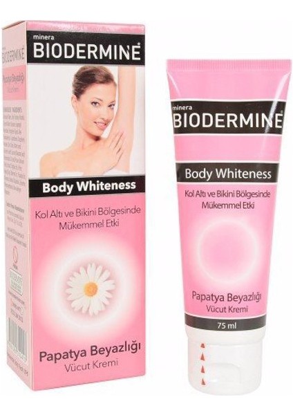 Papatya Beyazlığı Vücut Kremi 75 ml