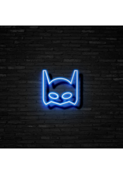 Batman Neon LED Duvar Yazısı Dekoratif Duvar Aydinlatmasi Gece Lambası