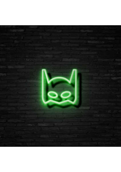 Batman Neon LED Duvar Yazısı Dekoratif Duvar Aydinlatmasi Gece Lambası