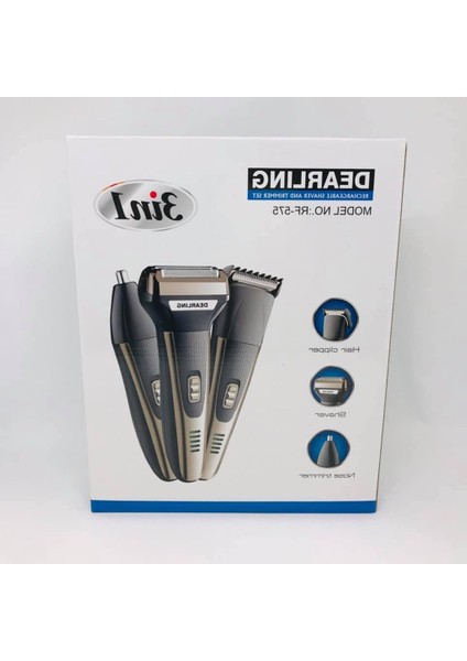Traş Makinesi Profesyonel Dearling 3in1 RF-575