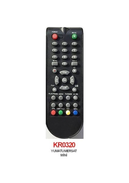 KR0320 Trımax-Herz-Mıcrostar-Mersat Mını Uydu Kumandası