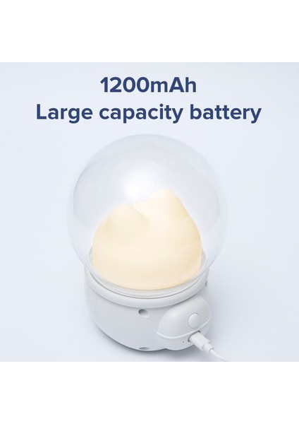 LED Gece Lambası Uzay Kapsül Sevimli Kedi Tavşan Lambası Kawaii Çocuk Bebek Çocuk Yatak Odası Başucu Dekor Işık Yumuşak Sıcak (Yurt Dışından) indirimleri