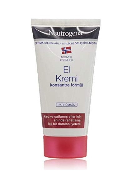 Norveç Formülü Parfümsüz El Kremi
