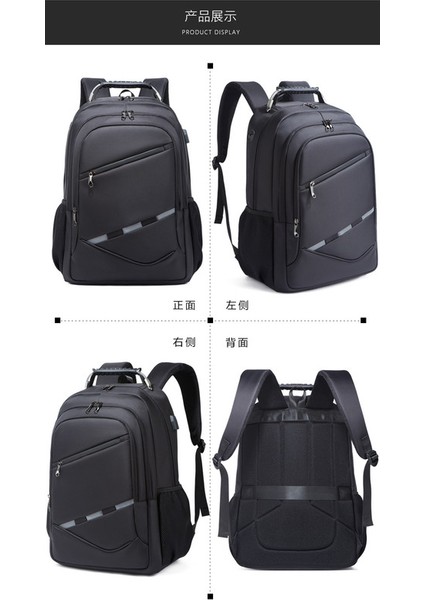 USB Şarj Portlu Büyük Kapasiteli Çok Fonksiyonlu Dizüstü Bilgisayar Sırt Çantası (Yurt Dışından) fırsatları