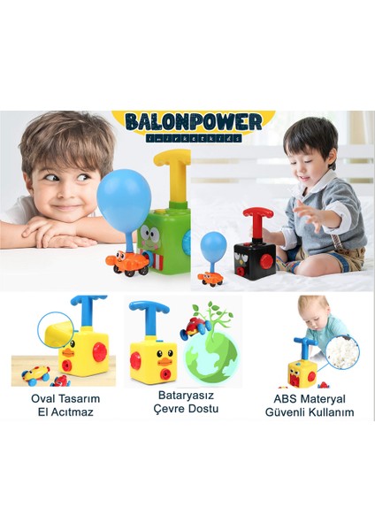 Balonpower Eğitici Oyuncak Seti (Yurt Dışından)