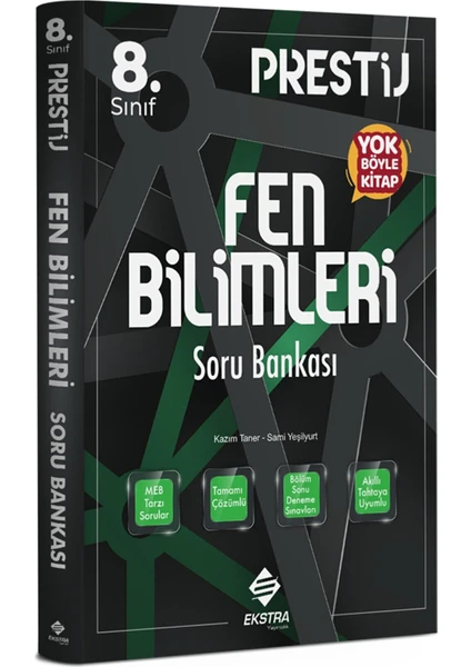 Ekstra Yayıncılık Ekstra Yayınları Lgs 8.Sınıf Prestij Fen Bilimleri Soru Bankası