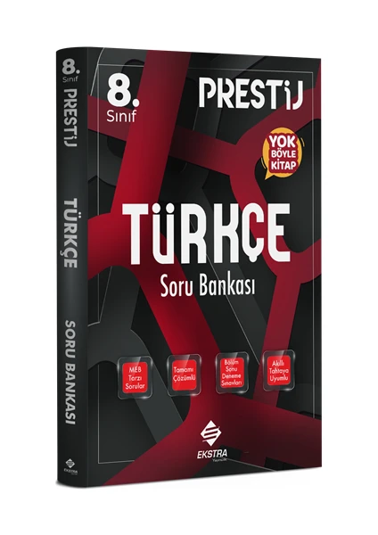 Ekstra Yayıncılık Ekstra Yayınları Lgs 8.Sınıf Prestij Türkçe Soru Bankası - Zor Seviye