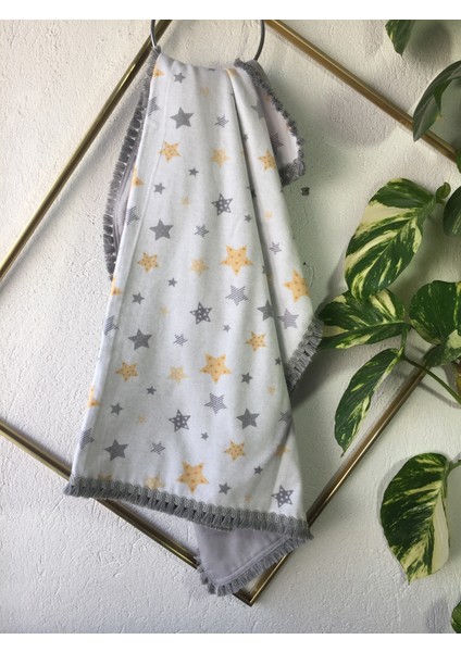 Flanel ( Pazen ) Bebek Battaniyesi 100X115 | Çift Taraflı