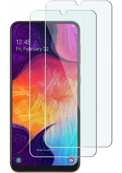 Samsung Galaxy A10 (2 Adet) Ekran Koruyucu Cam