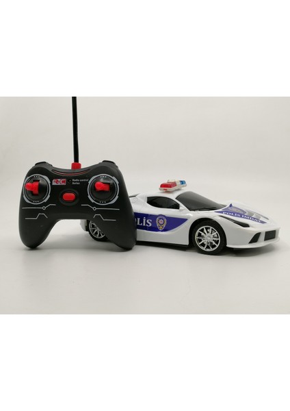 Full Fonksiyon Uzaktan Kumandalı Pilli Panter Polis Arabası(K)