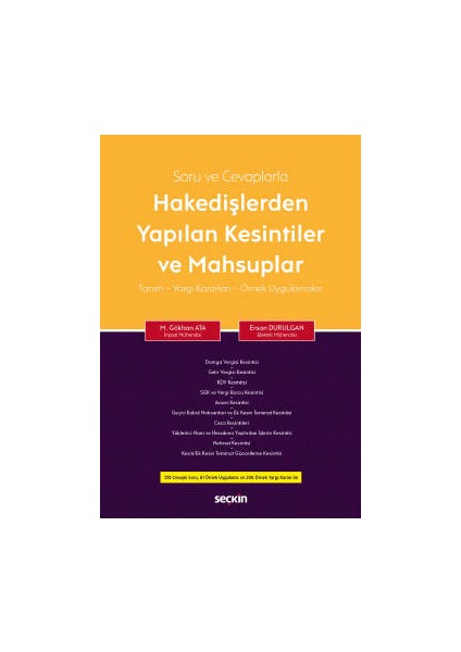Soru ve Cevaplarlahakedişlerden Yapılan Kesintiler ve Mahsuplar<br /> Tanım – Yargı Kararları – Örnek Uygulamalar