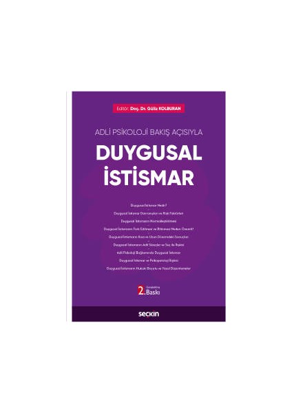 Adli Psikoloji Bakİş Açısıyladuygusal Istismar