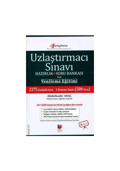 Uzlaştırmacı Sınavı Hazırlık + Soru Bankası ve Yenileme Eğitimi