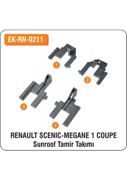 Renault Scenıc-Megane 1 Coupe Sunroof Tamir Takımı