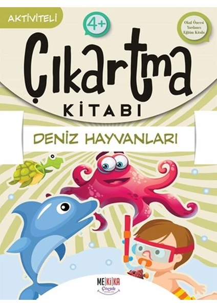 Deniz Hayvanları - Çıkartma Kitabı