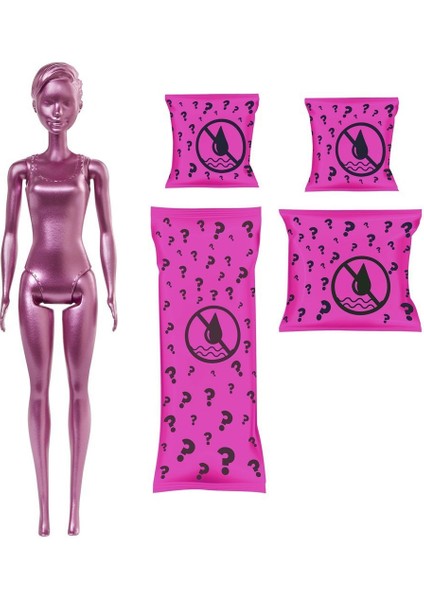 Barbie GWC55/GTR93 Barbie® Color Reveal™ Renk Değiştiren Işıltılı Sürpriz Bebekler Serisi / +3 Yaş fiyatları