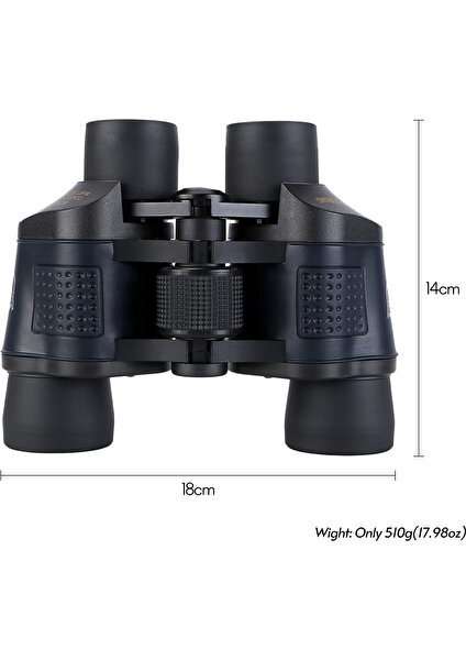 60X60 Dürbün Düşük Işık Gece Görüşlü Kompakt Su Geçirmez (Yurt Dışından)