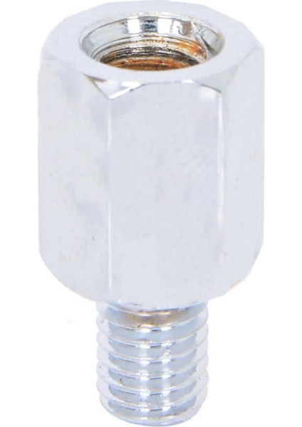 Motosiklet Ayna Adaptörü 10 mm Ters Diş - Alt 10 mm Düz Diş