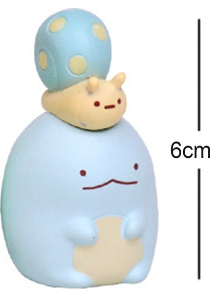 8 Adet Sevimli Anime Figürü Sumikko Gurashi Modeli Önemsiz Şey Araba Süsleri Ev Dekorasyonu