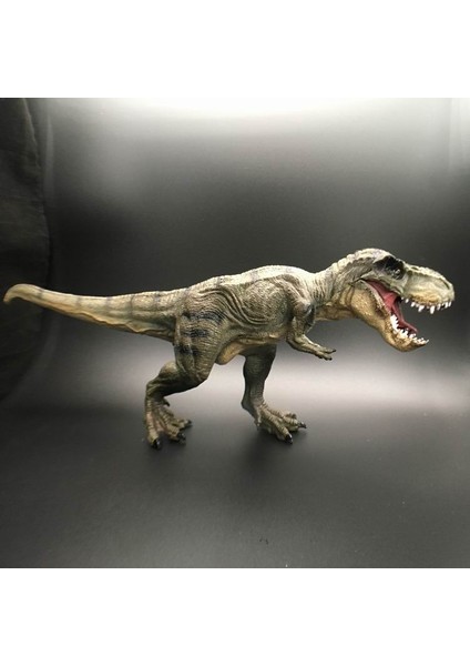 2020 Jurassic Tyrannosaurus Rex Dinozor Modeli Büyük Katı Simüle Dinozor Oyuncakları 30X13X5Cm
