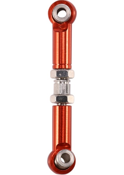 Haoen 6 Adet Metal Çubuk Aksesuarları Ön / Arka ve Rc Wltoys Için Servo Bağlantısı A949 A959 A969 A979 K929 Kırmızı modelleri
