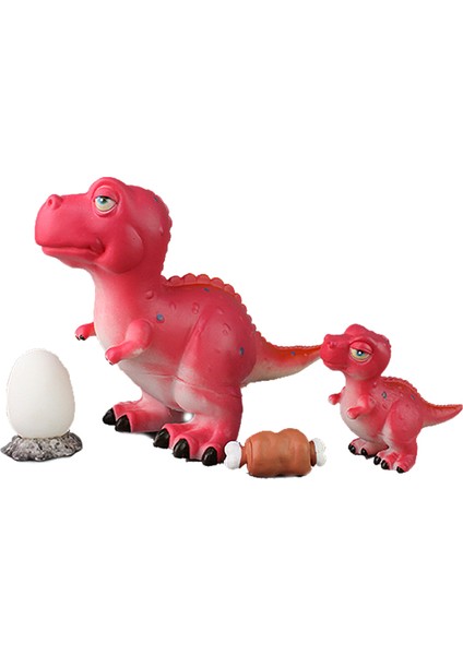 2020 Simüle Dinozor Modeli Oyuncak Yumuşak Tutkal Anne Dinozor Dinozor Yumurta Çocuk Bulmaca Oyun Ebeveyn-Çocuk (Tyrannosaurus Rex)(Yurt Dışından)