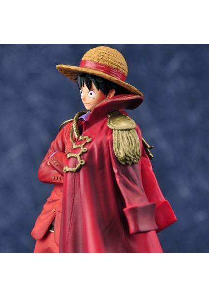 One Piece 20. Yıldönümü Kırmızı Pelerin Luffy Modeli Figür Odası Dekor Tatil Hediyesi